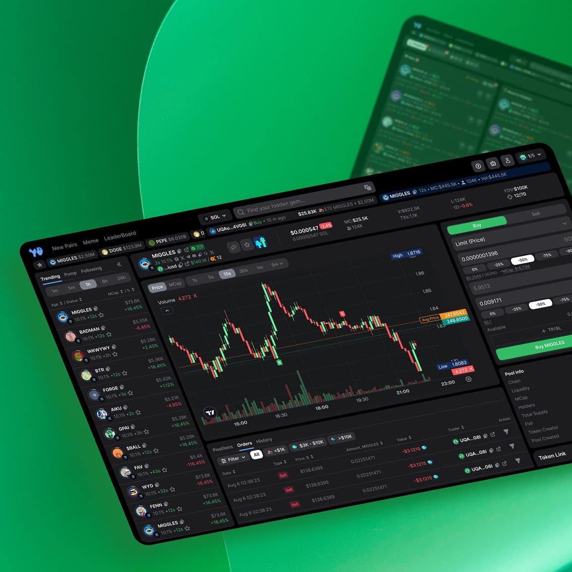 Yodao trading terminal